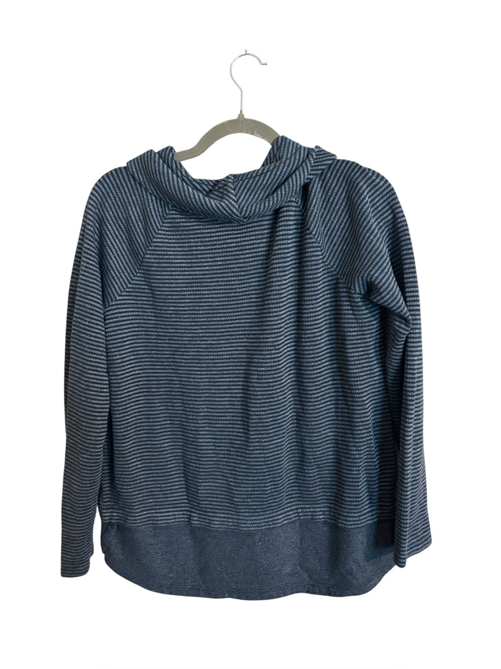 J.‎ Jill Blue Striped Cowl Neck Pullover Sweater Small - Picture 6 of 7